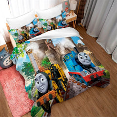 Thomas the Tank Engine & Friends  Duvet Cover Quilt Cover Pillowcase Bedding Set