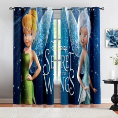 TinkerBell Secret of the Wings Periwinkle Curtains Blackout Window Drapes