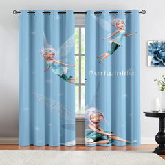 TinkerBell Secret of the Wings Periwinkle Curtains Blackout Window Drapes