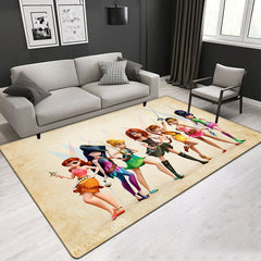 Tinkerbell Carpet Living Room Bedroom Mats Kitchen Bathroom Rugs