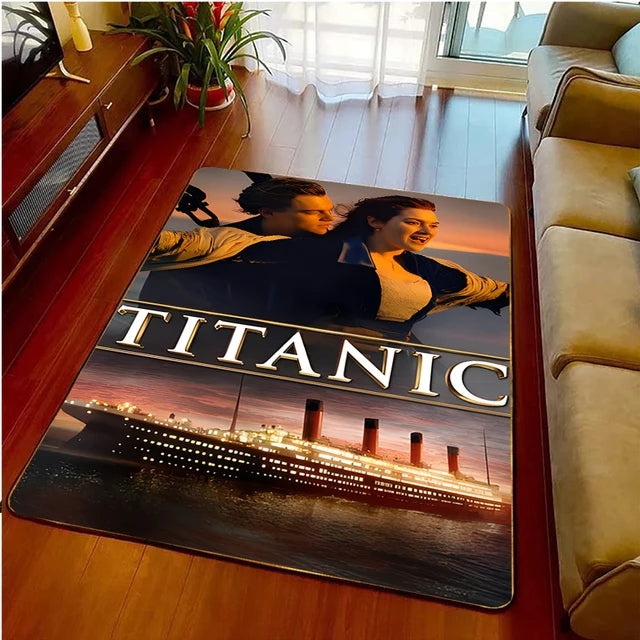 Titanic Romantic Love Carpet Living Room Bedroom Sofa Rug Door Mat