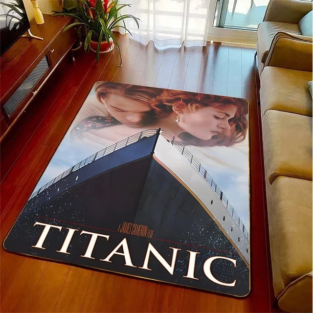 Titanic Romantic Love Carpet Living Room Bedroom Sofa Rug Door Mat