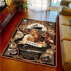Titanic Romantic Love Carpet Living Room Bedroom Sofa Rug Door Mat
