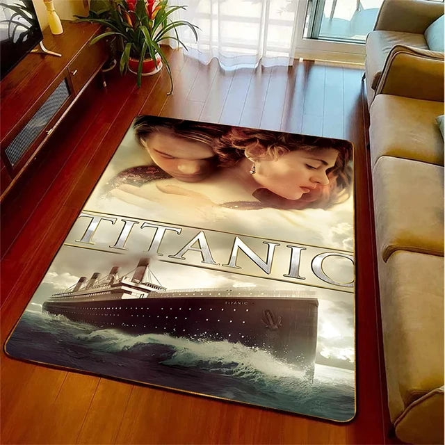 Titanic Romantic Love Carpet Living Room Bedroom Sofa Rug Door Mat