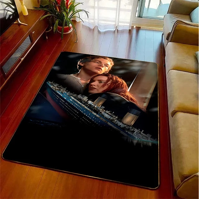 Titanic Romantic Love Carpet Living Room Bedroom Sofa Rug Door Mat