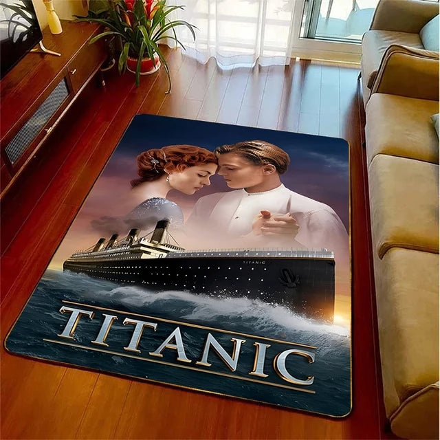 Titanic Romantic Love Carpet Living Room Bedroom Sofa Rug Door Mat
