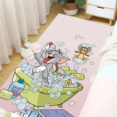 Tom and Jerry Cosplay Carpet Living Room Bedroom Sofa Rug Door Mat