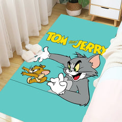 Tom and Jerry Cosplay Carpet Living Room Bedroom Sofa Rug Door Mat