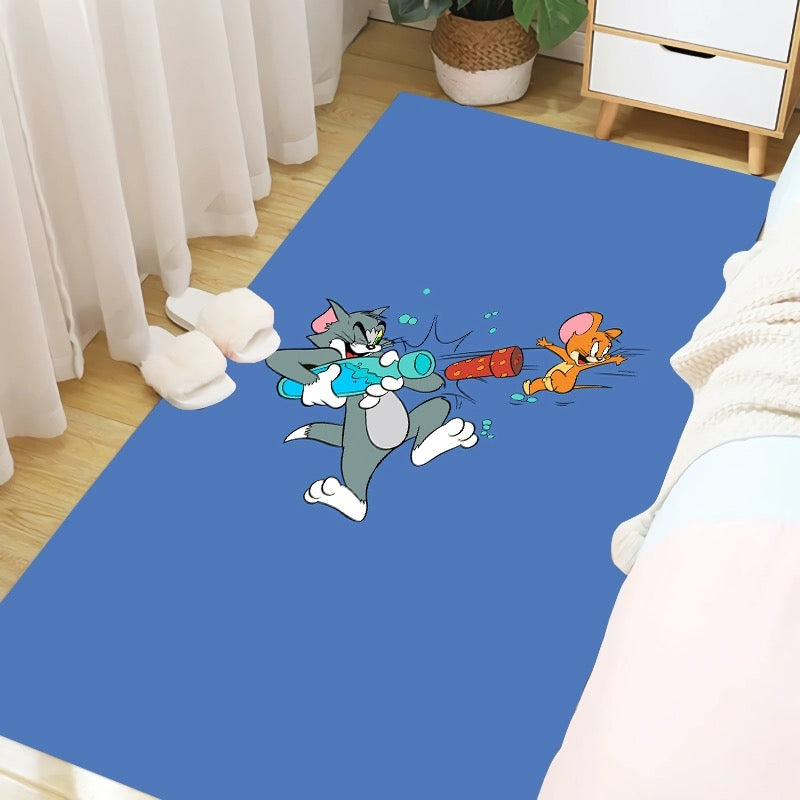 Tom and Jerry Cosplay Carpet Living Room Bedroom Sofa Rug Door Mat