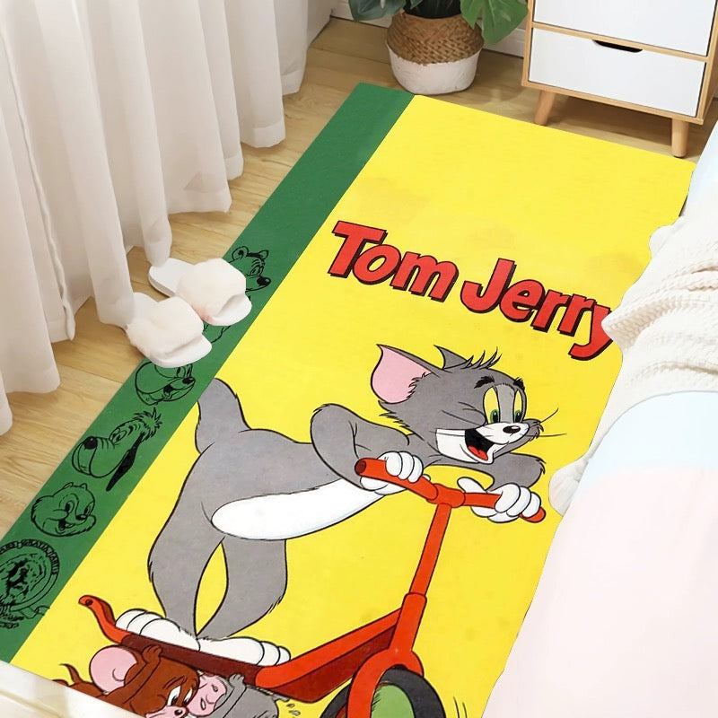 Tom and Jerry Cosplay Carpet Living Room Bedroom Sofa Rug Door Mat