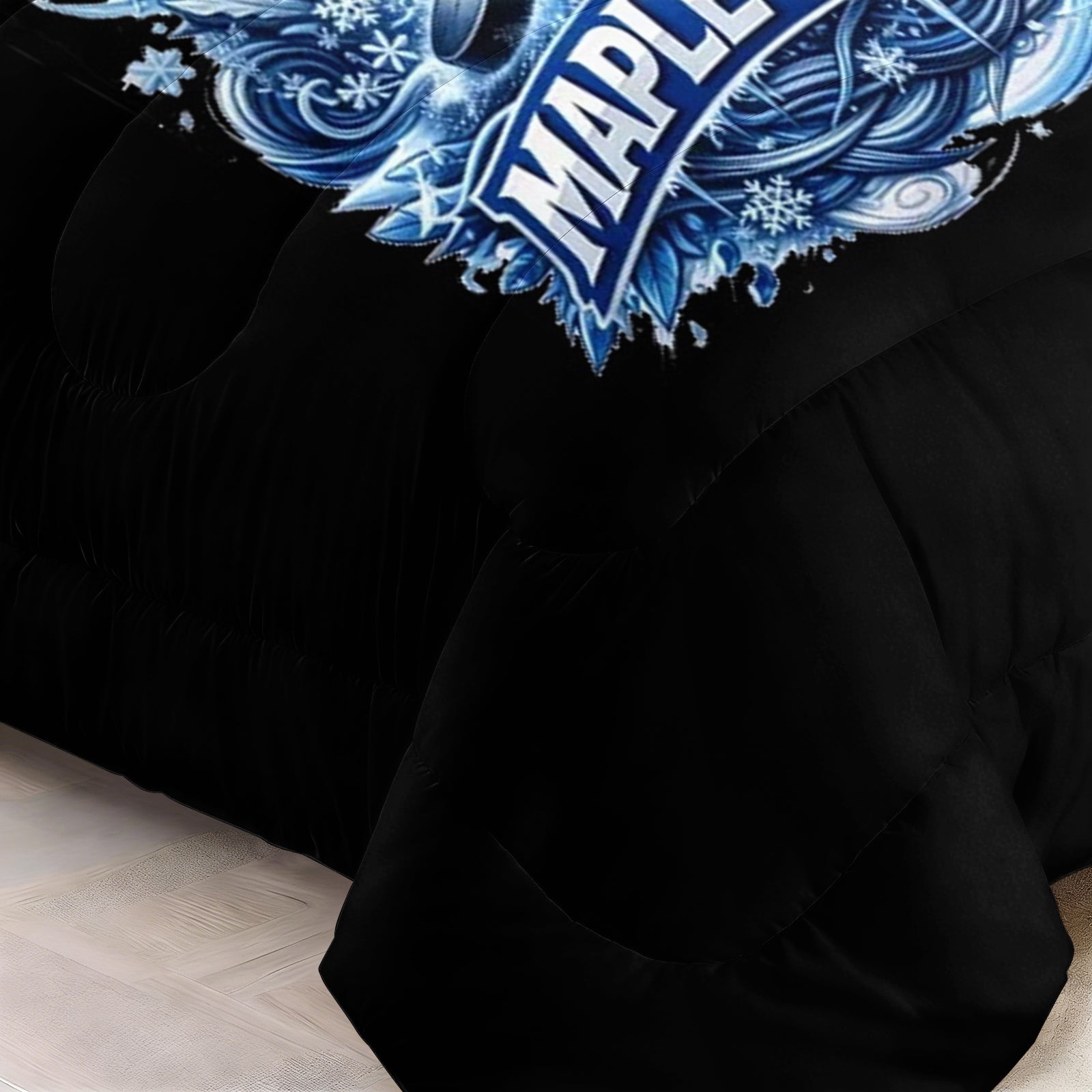 Toronto Maple Leafs Hockey League Comforter Pillowcase Sets Blanket All Season Reversible Quilted Duvet
