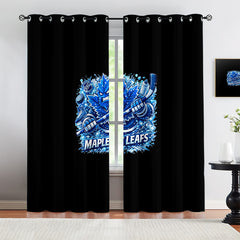 Toronto Maple Leafs Blackout Curtains Drapes For Window Treatment Set