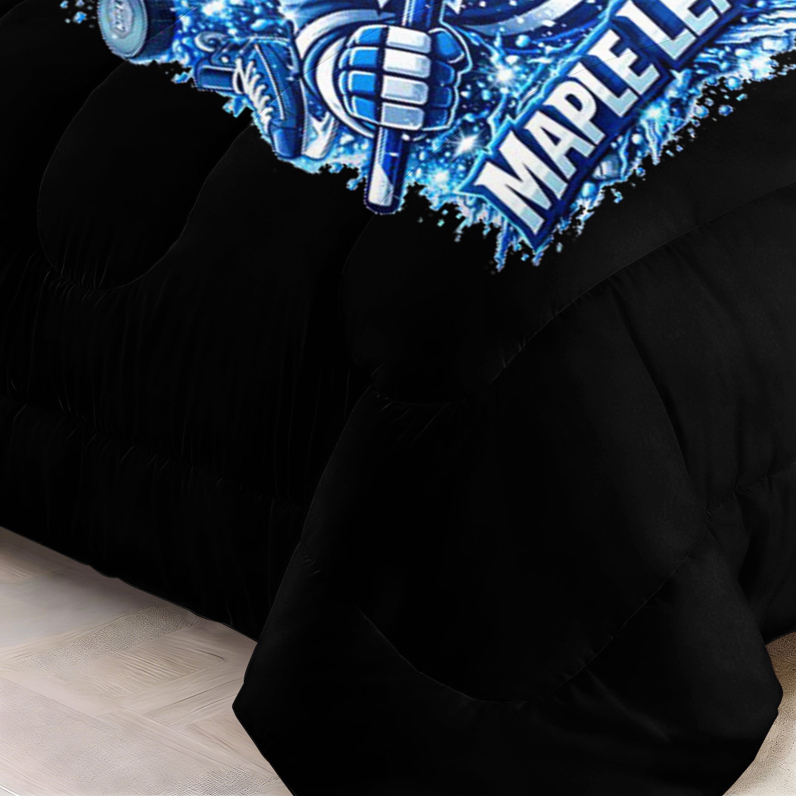 Toronto Maple Leafs Hockey League Comforter Pillowcase Sets Blanket All Season Reversible Quilted Duvet