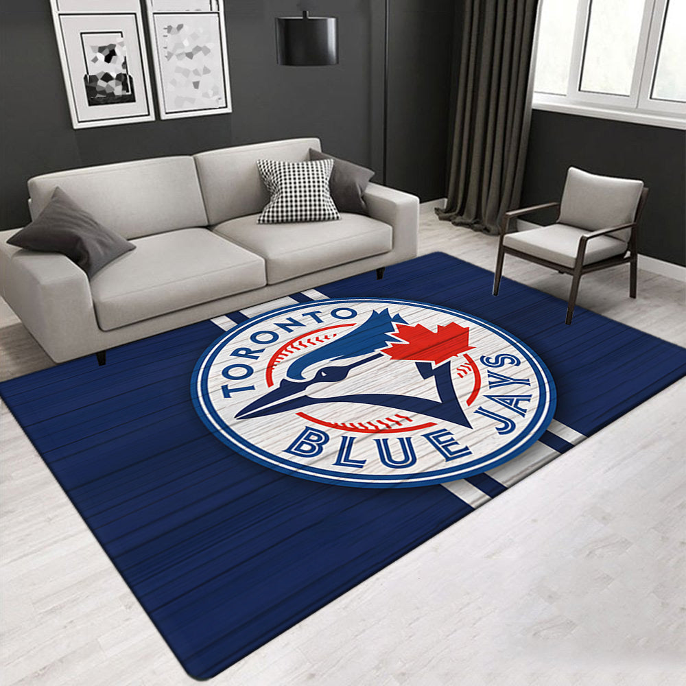 Toronto Baseball Blue Jays Carpet Living Room Bedroom Mats Kitchen Bathroom Rugs