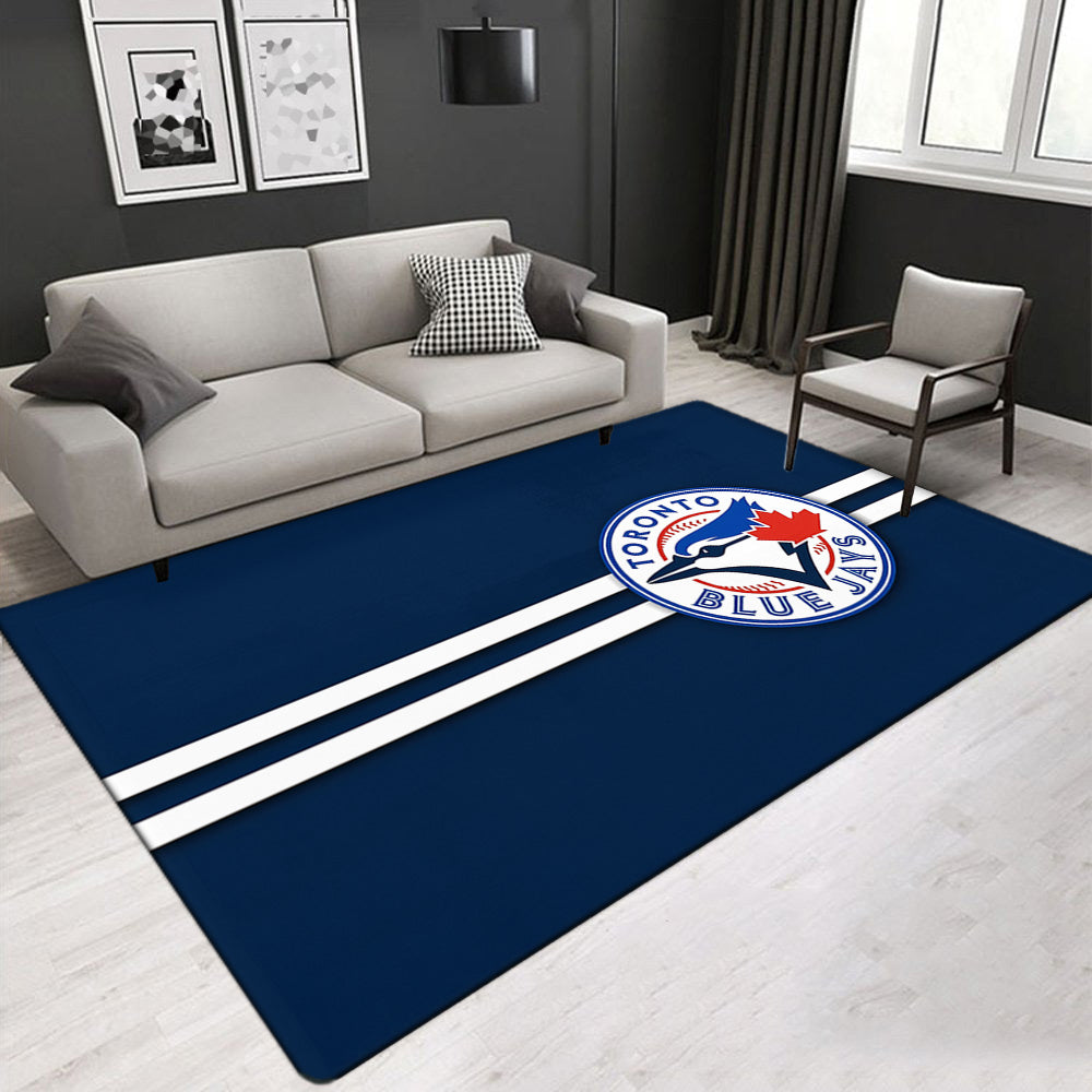 Toronto Baseball Blue Jays Carpet Living Room Bedroom Mats Kitchen Bathroom Rugs