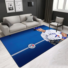 Toronto Baseball Blue Jays Carpet Living Room Bedroom Mats Kitchen Bathroom Rugs