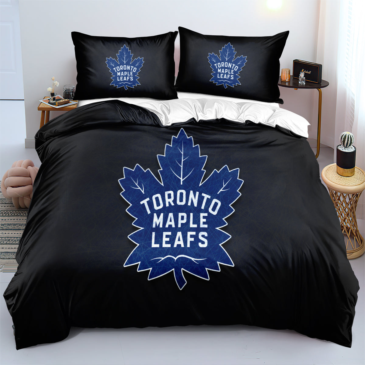 Toronto Maple Leafs Hockey League 3D Printed Duvet Cover Quilt Cover Pillowcase