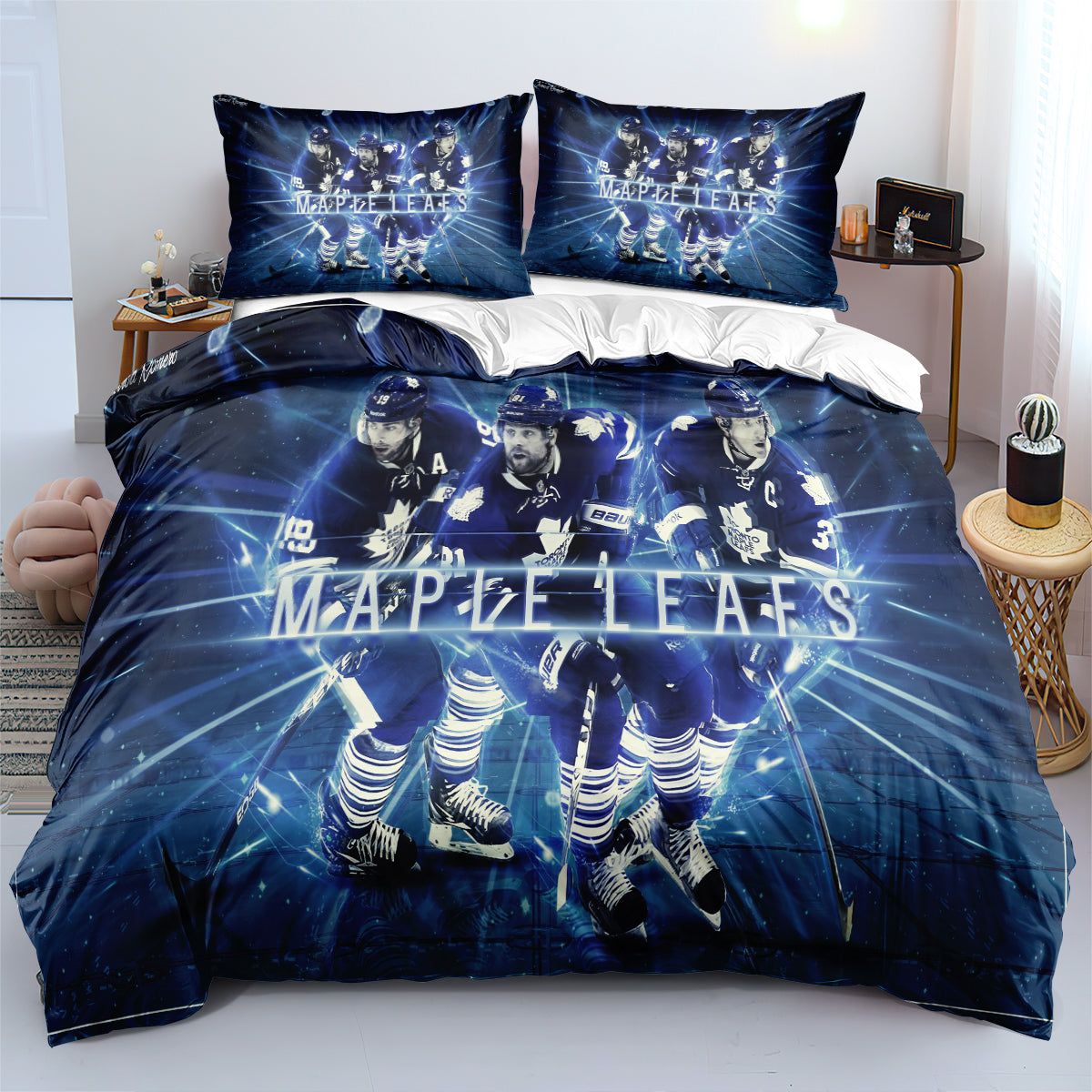 Toronto Maple Leafs Hockey League 3D Printed Duvet Cover Quilt Cover Pillowcase