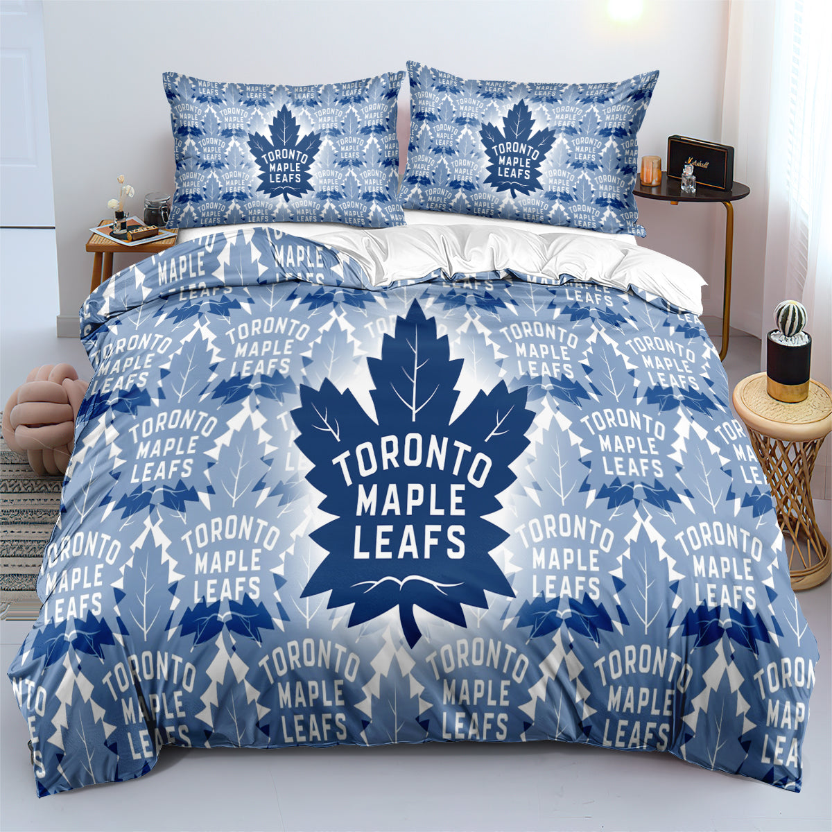 Toronto Maple Leafs Hockey League 3D Printed Duvet Cover Quilt Cover Pillowcase