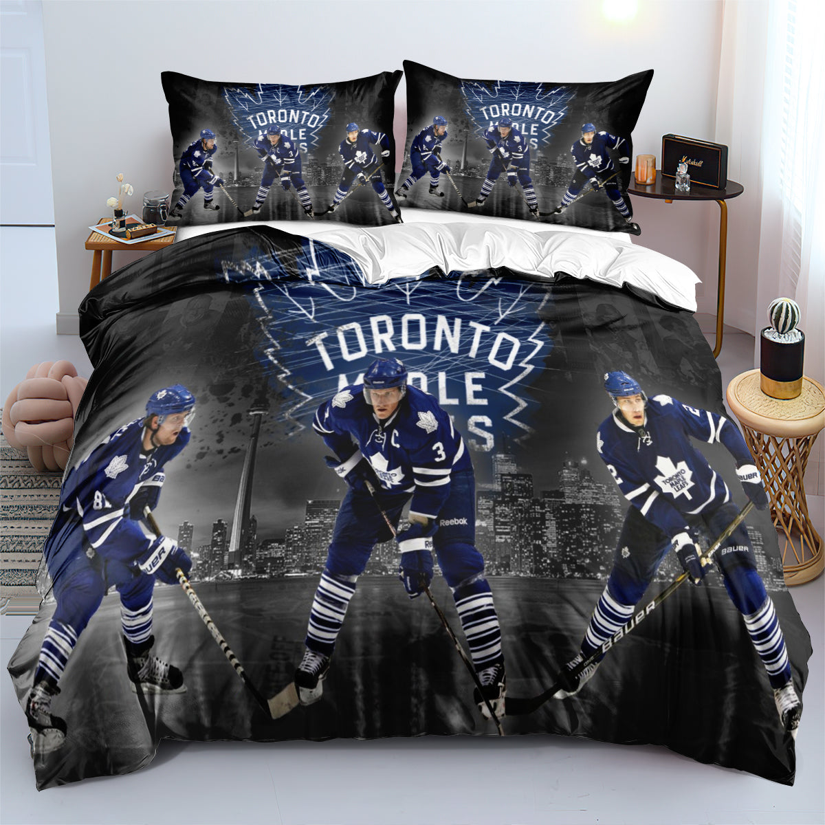 Toronto Maple Leafs Hockey League 3D Printed Duvet Cover Quilt Cover Pillowcase