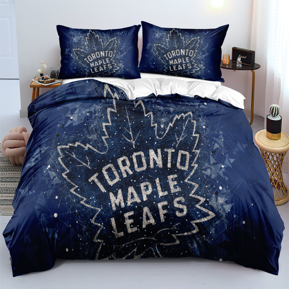 Toronto Maple Leafs Hockey League 3D Printed Duvet Cover Quilt Cover Pillowcase