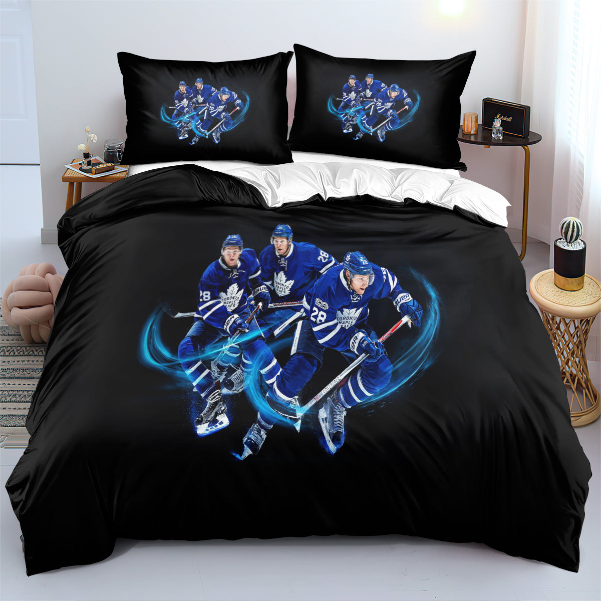 Toronto Maple Leafs Hockey League 3D Printed Duvet Cover Quilt Cover Pillowcase