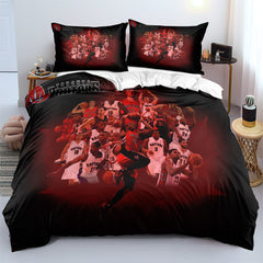 Toronto Basketball Raptors Bedding Set Quilt Cover Without Filler