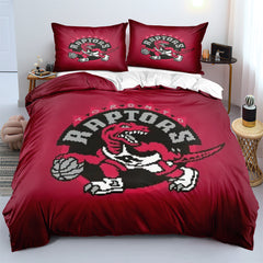 Toronto Basketball Raptors Bedding Set Quilt Cover Without Filler