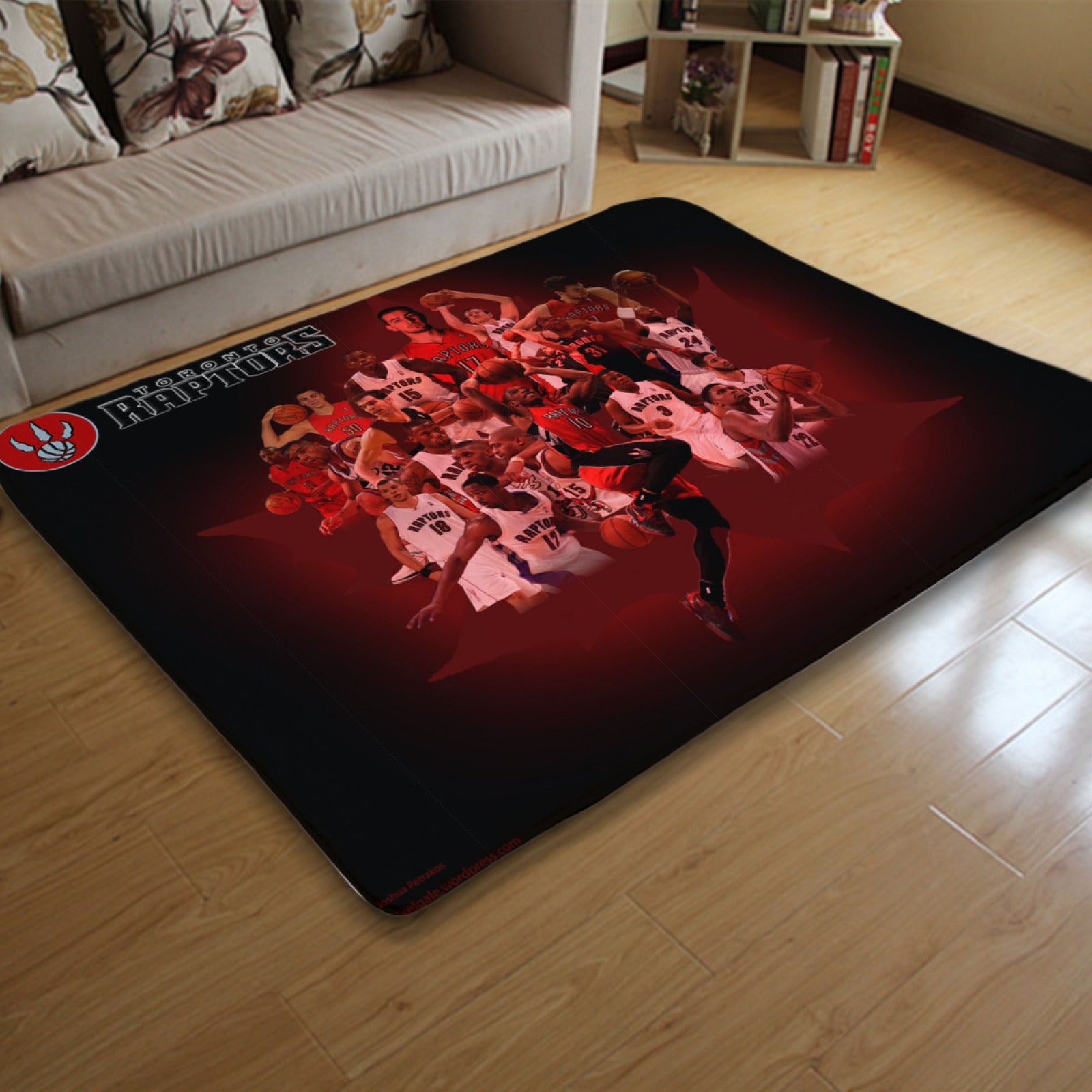 Toronto Basketball Raptors Carpet Living Room Bedroom Mats Kitchen Bathroom Rug