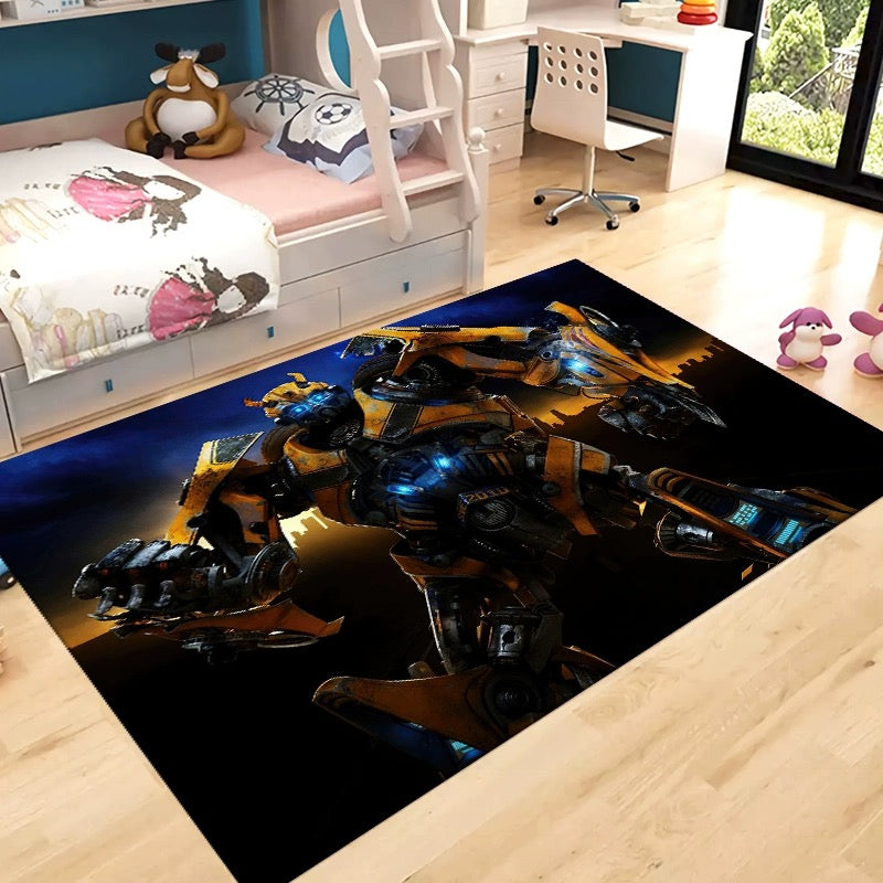 Transformers Optimus Prime Carpet Living Room Bedroom Sofa Rug Door Mat