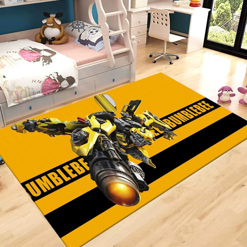 Transformers Optimus Prime Carpet Living Room Bedroom Sofa Rug Door Mat