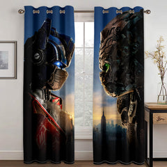 Transformers Rise of the Beasts Blackout Curtain for Bedroom Window Treatment