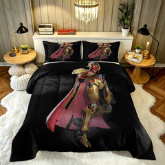 ‌Marvel Rivals Ultron Comforter Pillowcase Sets Blanket All Season Reversible Quilted Duvet