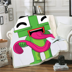 Unspeakable Gaming Frog Blanket Sherpa Fleece Throw Blanket for Kids Adults
