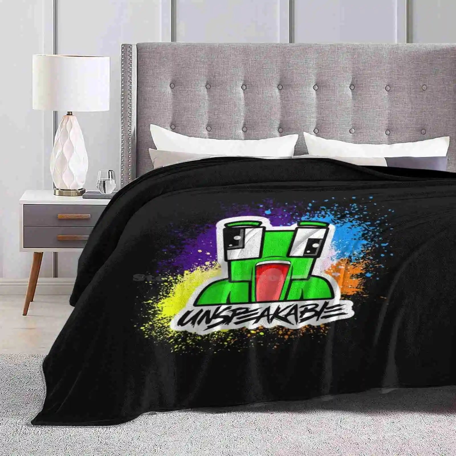 Unspeakable Gaming Frog Duvet Cover Quilt Cover Pillowcase Bedding Set for Kids Adults