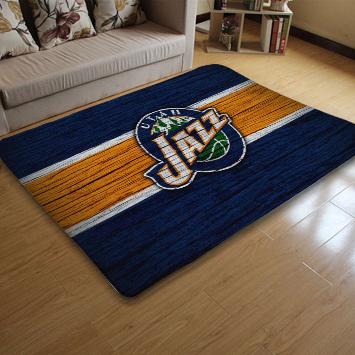 Utah Basketball Jazz Carpet Living Room Bedroom Mats Kitchen Bathroom Rug