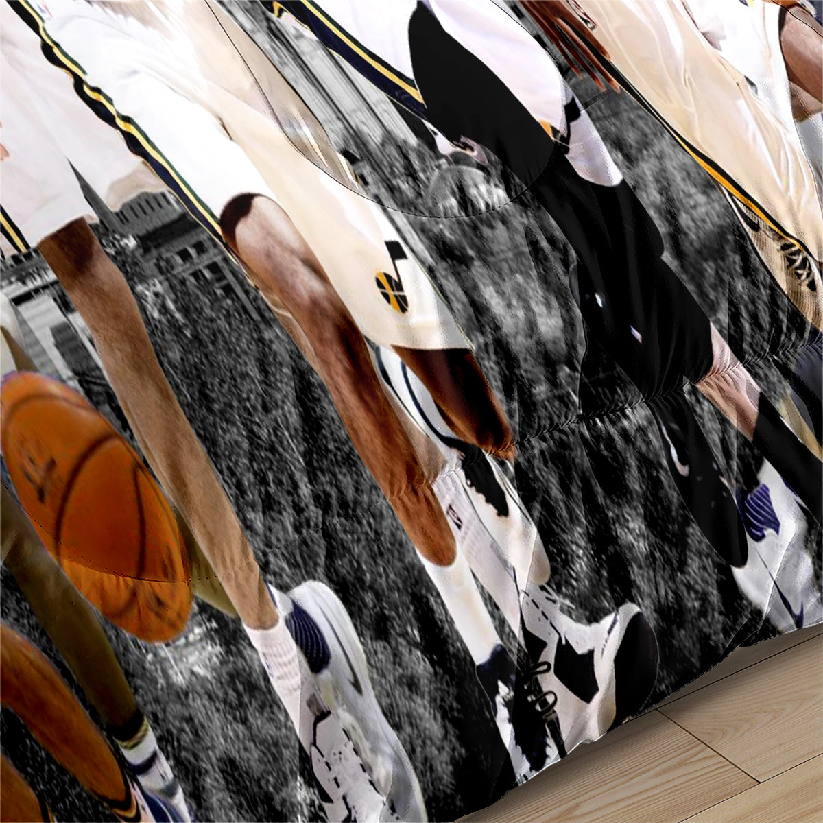 Utah Jazz Basketball Comforter Pillowcase Sets Blanket All Season Reversible Quilted Duvet