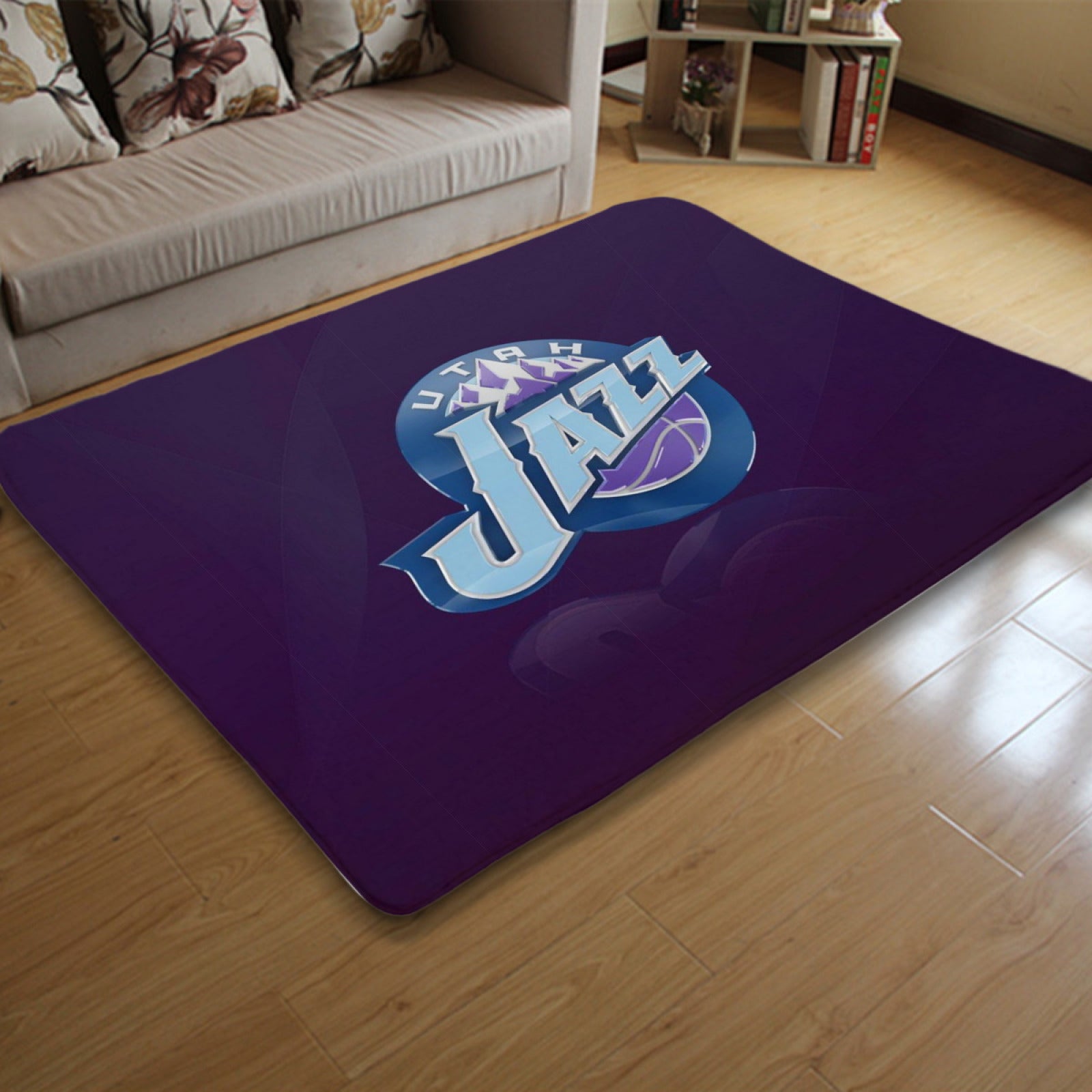 Utah Basketball Jazz Carpet Living Room Bedroom Mats Kitchen Bathroom Rug