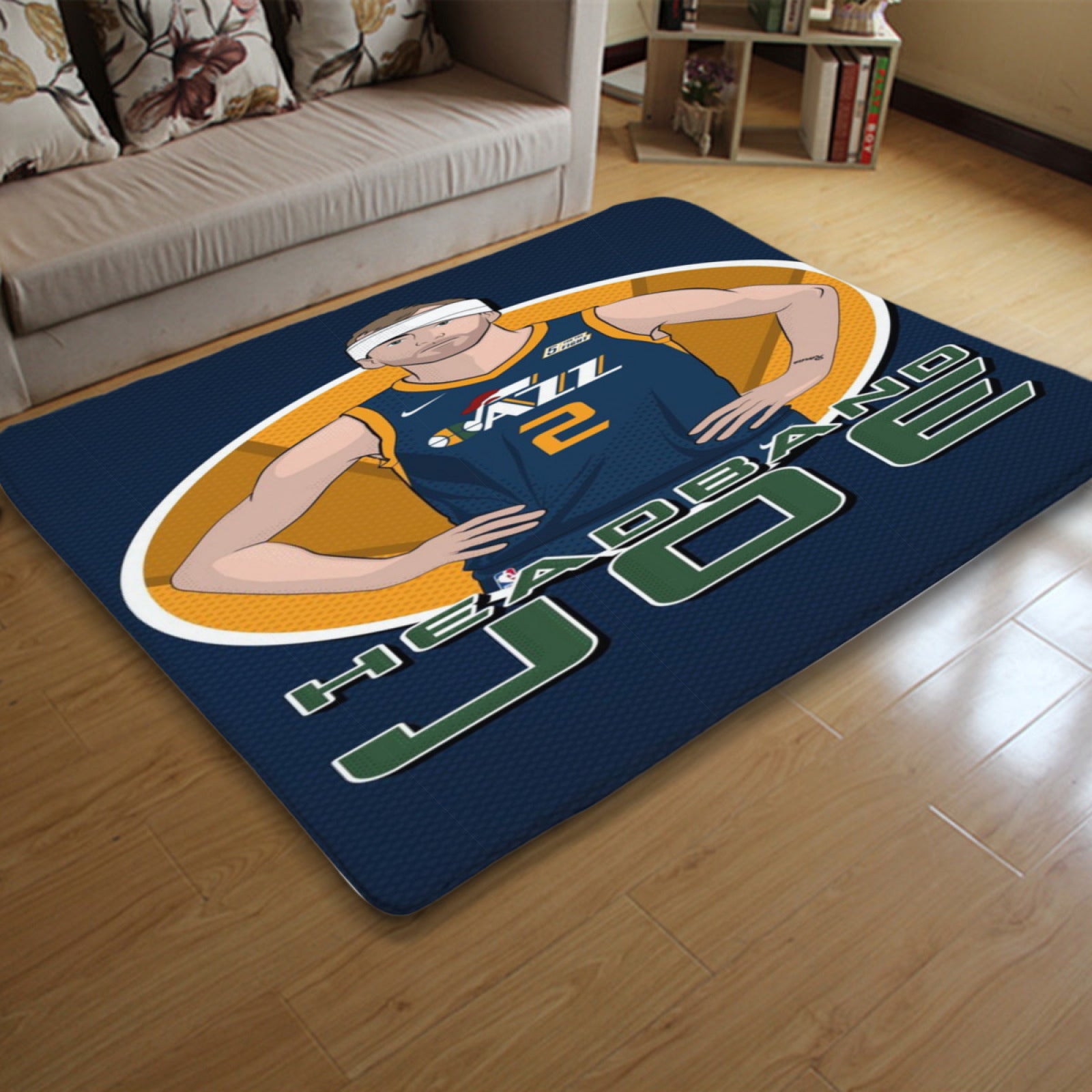 Utah Basketball Jazz Carpet Living Room Bedroom Mats Kitchen Bathroom Rug