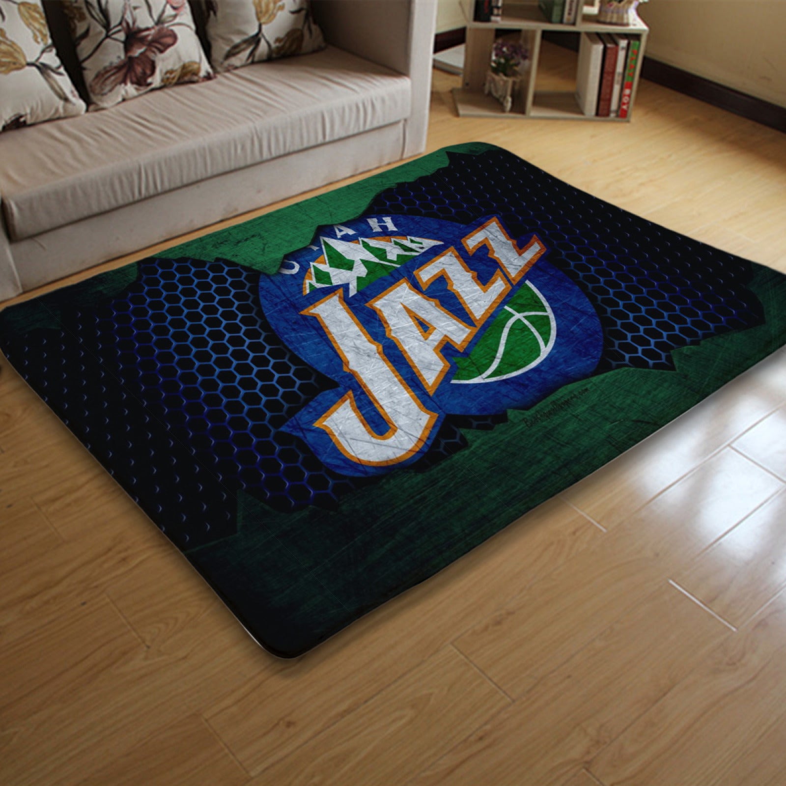 Utah Basketball Jazz Carpet Living Room Bedroom Mats Kitchen Bathroom Rug