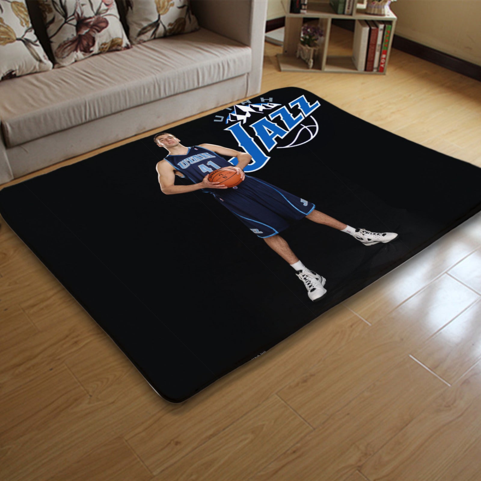 Utah Basketball Jazz Carpet Living Room Bedroom Mats Kitchen Bathroom Rug