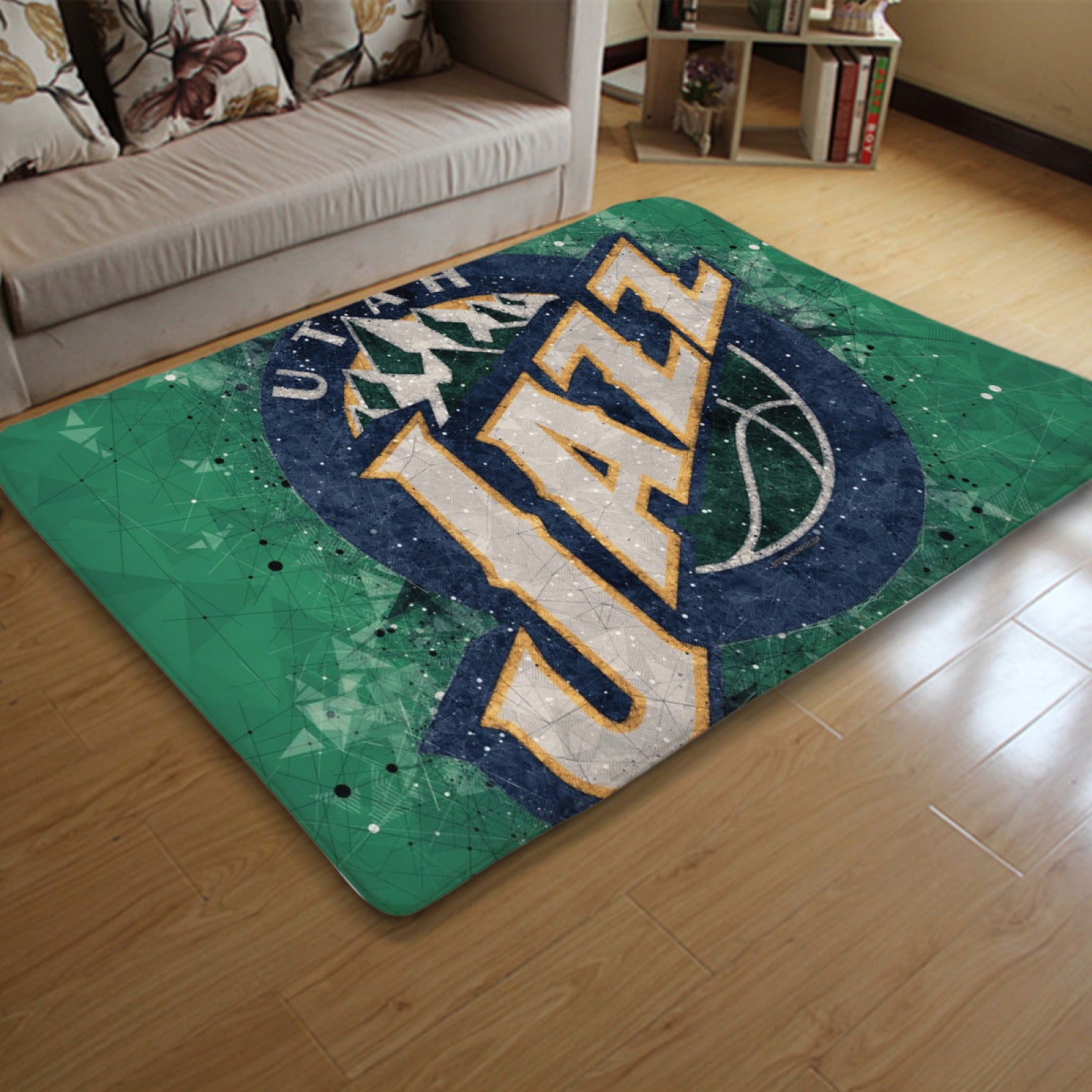 Utah Basketball Jazz Carpet Living Room Bedroom Mats Kitchen Bathroom Rug