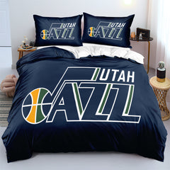 Utah Basketball Jazz Bedding Set Quilt Cover Without Filler