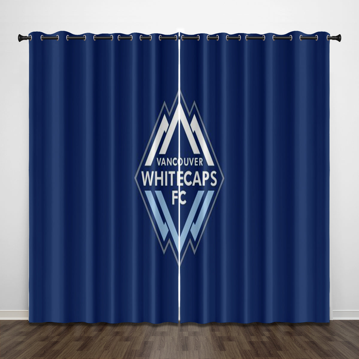 Vancouver Whitecaps FC Blackout Curtains Drapes For Window Treatment Set