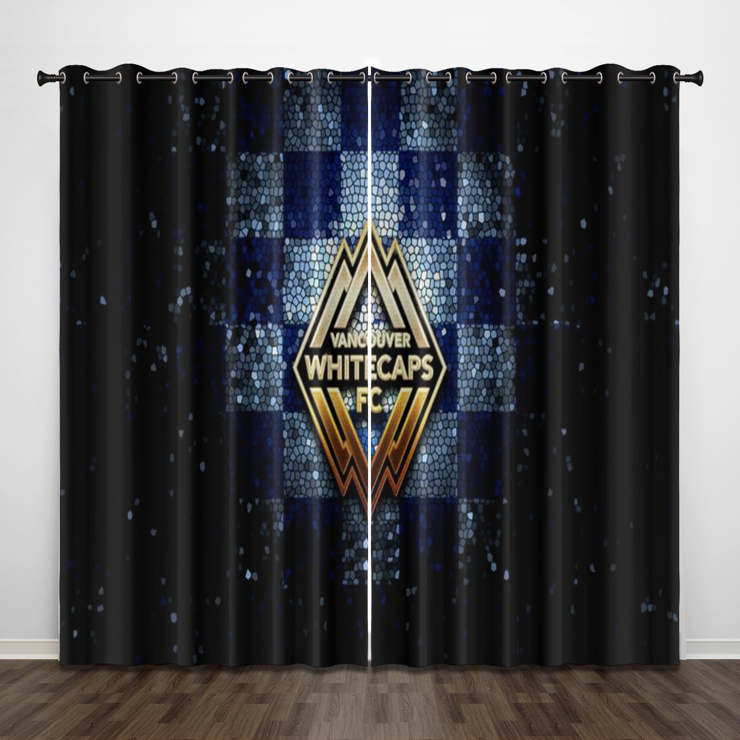 Vancouver Whitecaps FC Blackout Curtains Drapes For Window Treatment Set
