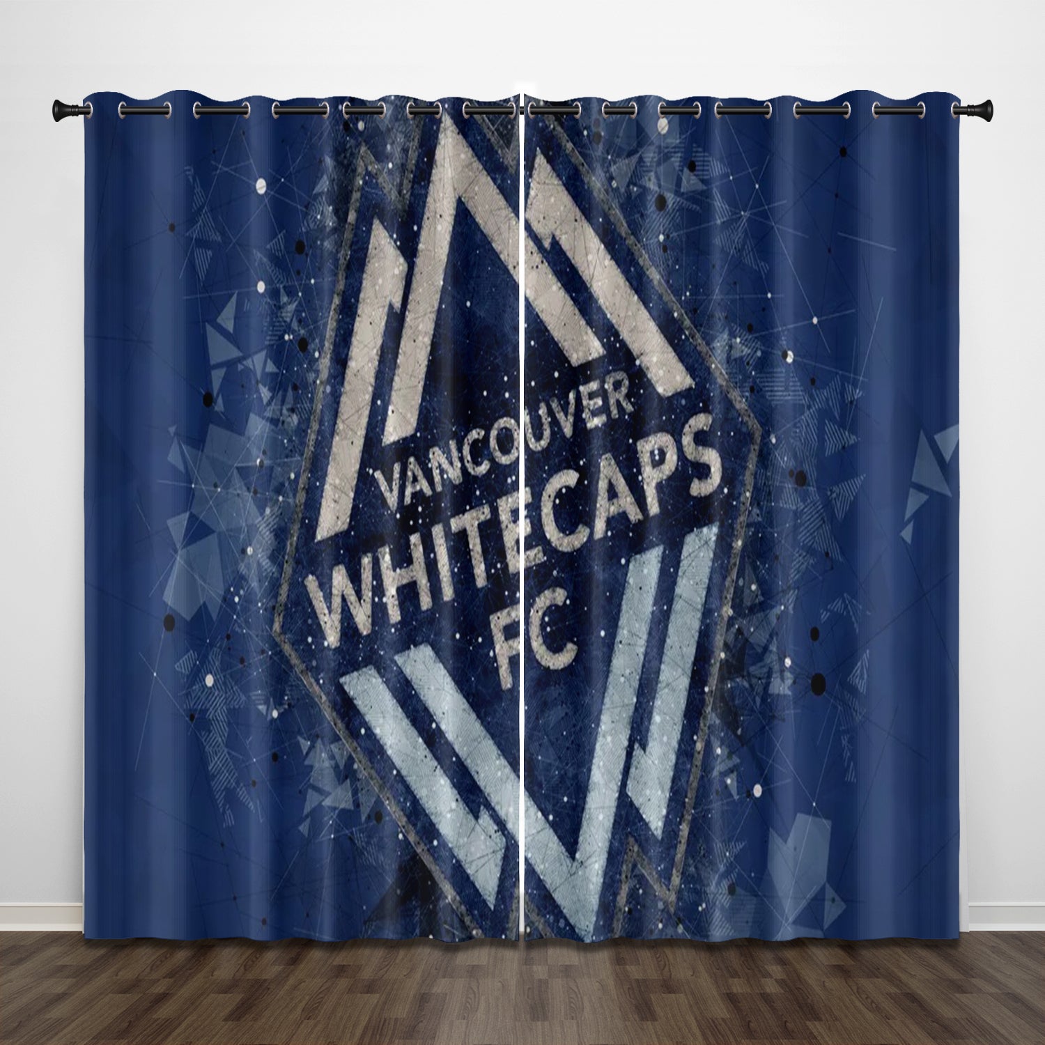 Vancouver Whitecaps FC Blackout Curtains Drapes For Window Treatment Set