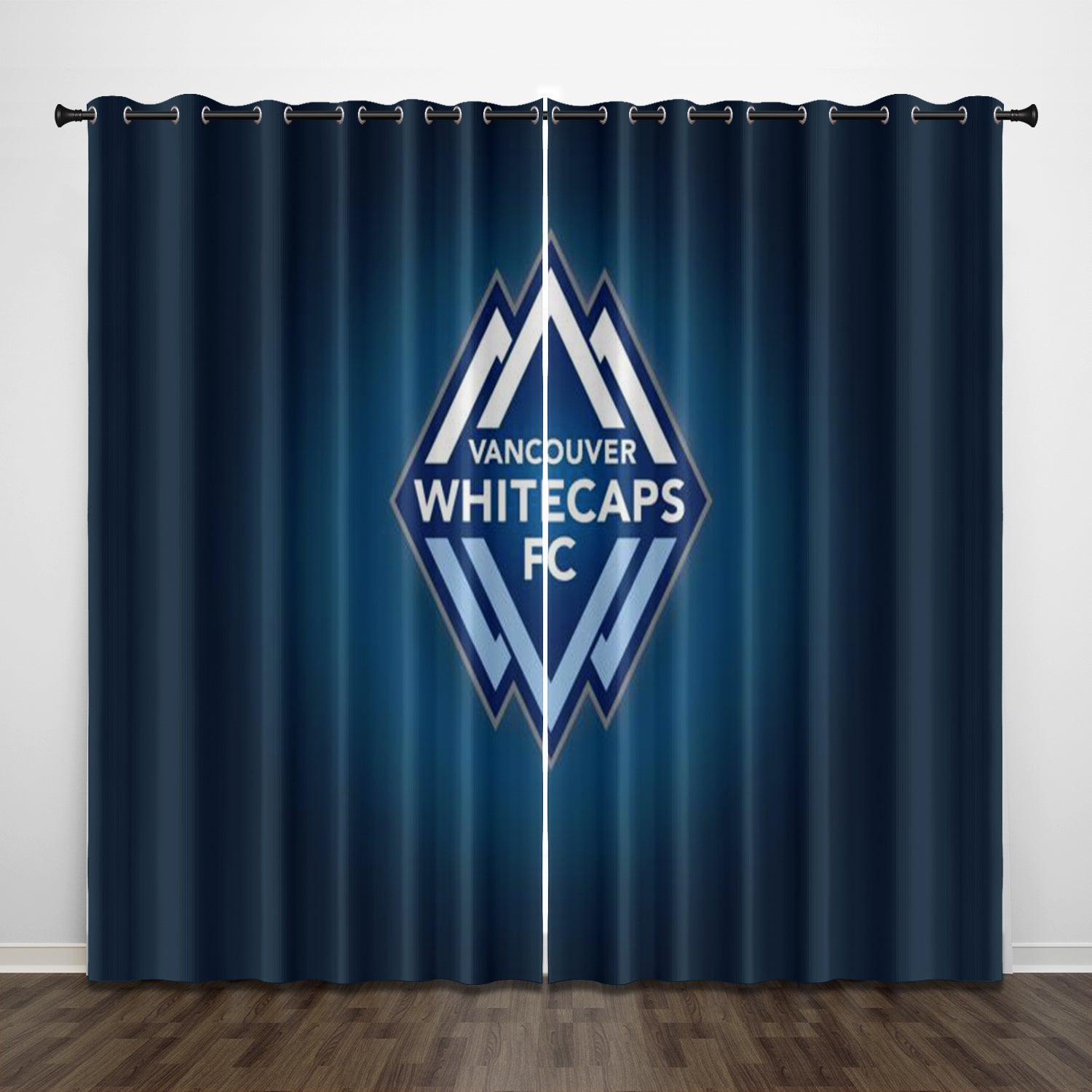 Vancouver Whitecaps FC Blackout Curtains Drapes For Window Treatment Set