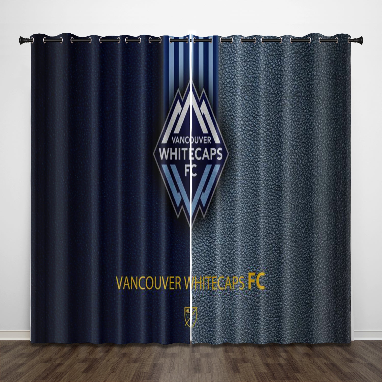 Vancouver Whitecaps FC Blackout Curtains Drapes For Window Treatment Set