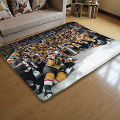 Vegas Golden Knights Hockey League Carpet Living Room Bedroom Mats Kitchen Bathroom Rugs