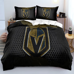 Vegas Golden Knights Hockey League Duvet Cover Quilt Case Pillowcases
